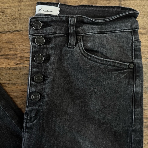 KanCan High Rise Graphite Button-Fly Bootcut Jeans - Picture 6 of 15